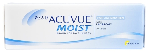Soczewki jednodniowe toryczne 1-day Acuvue Moist for Astigmatism, 30 szt.