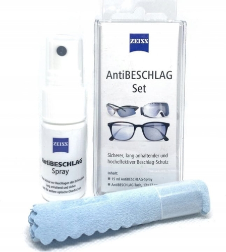 Płyn przeciw parowaniu soczewek AntiFog Set Zeiss, 15 ml