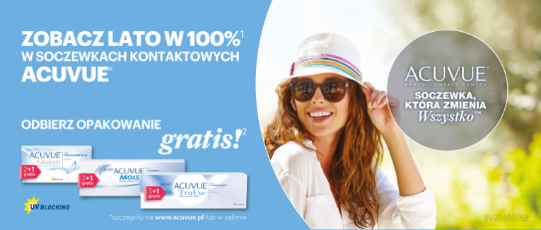 promocja soczewek ACUVUE